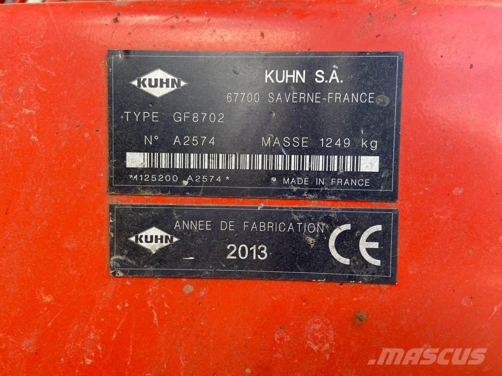 Kuhn GF8702 Rendkészítő