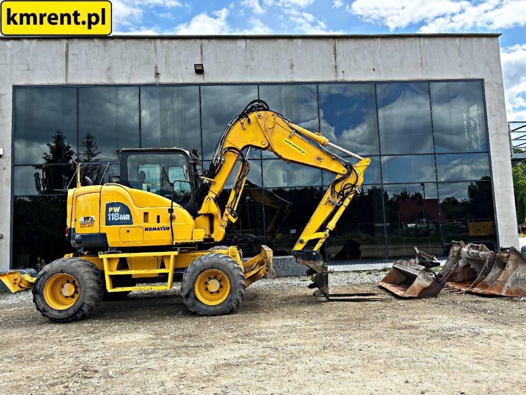 Komatsu PW 118 MR-8 Gumikerekes kotrók