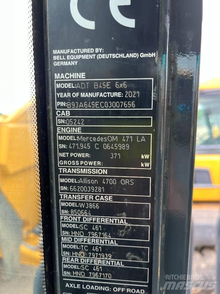 Bell B45E Csuklósdömperek