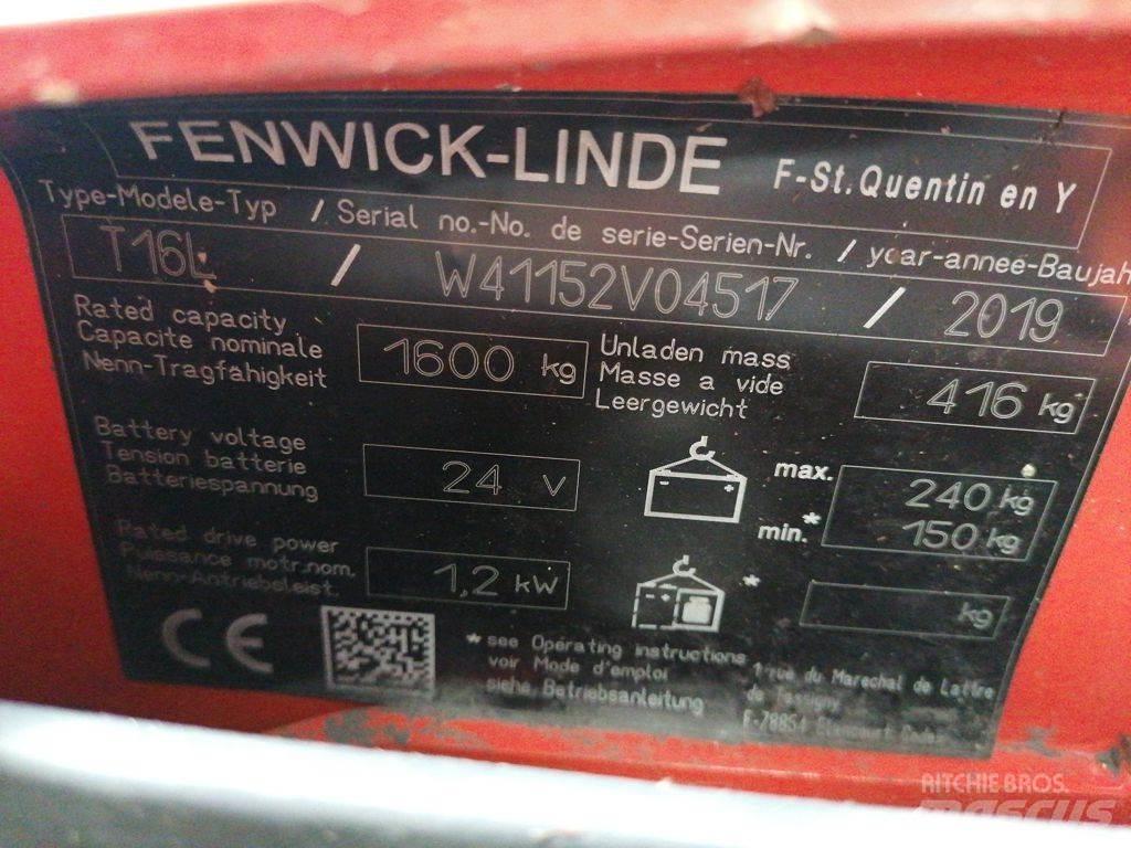 Linde T16L Alacsony emelőkocsi