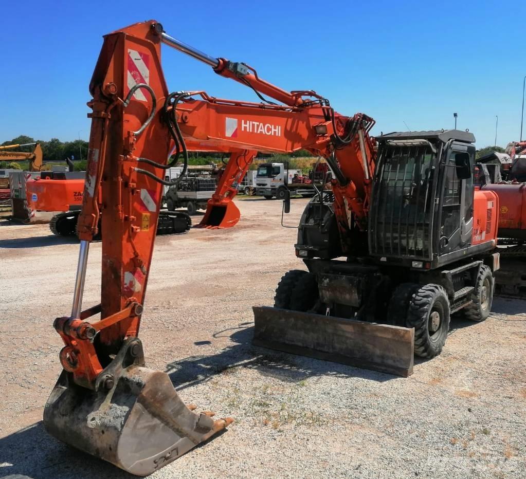 Hitachi ZX 170 W-3 Gumikerekes kotrók