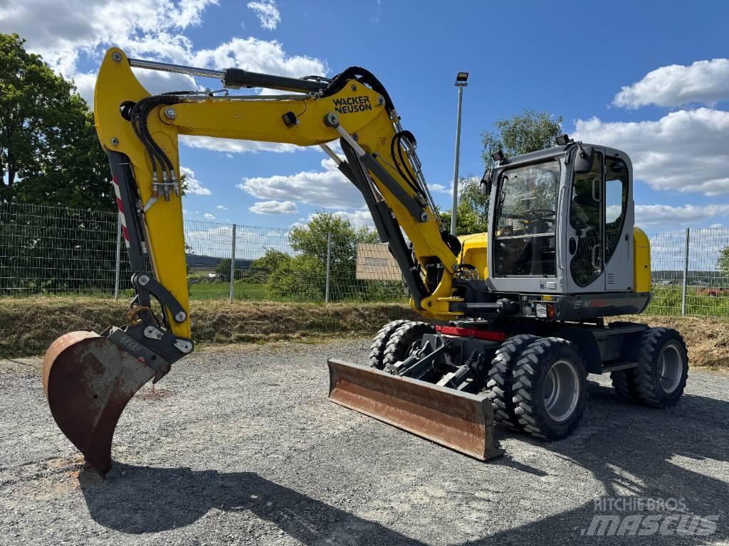 Wacker Neuson EW100 Gumikerekes kotrók