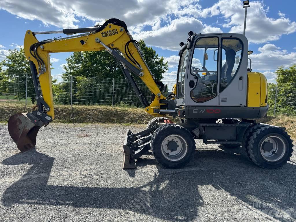Wacker Neuson EW100 Gumikerekes kotrók