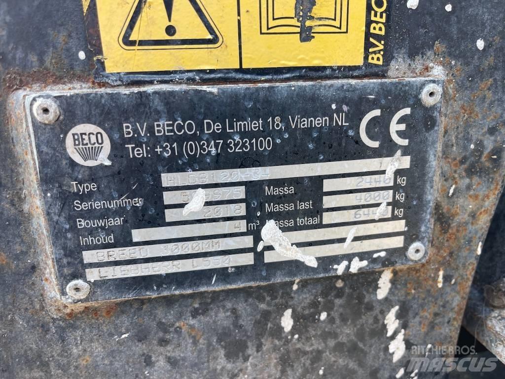 Liebherr 550 CDC + BSS Gumikerekes homlokrakodók
