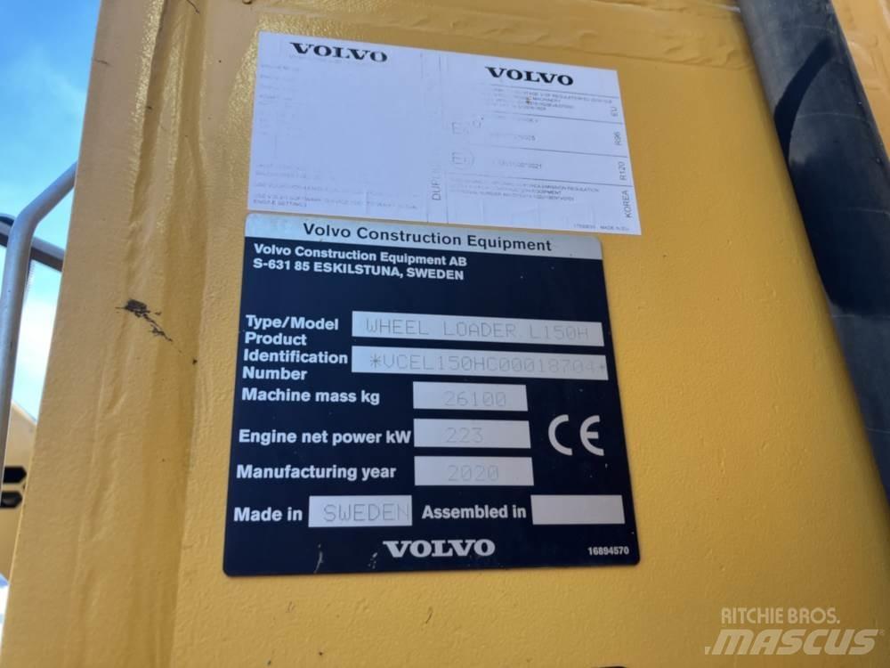 Volvo L150H Gumikerekes homlokrakodók