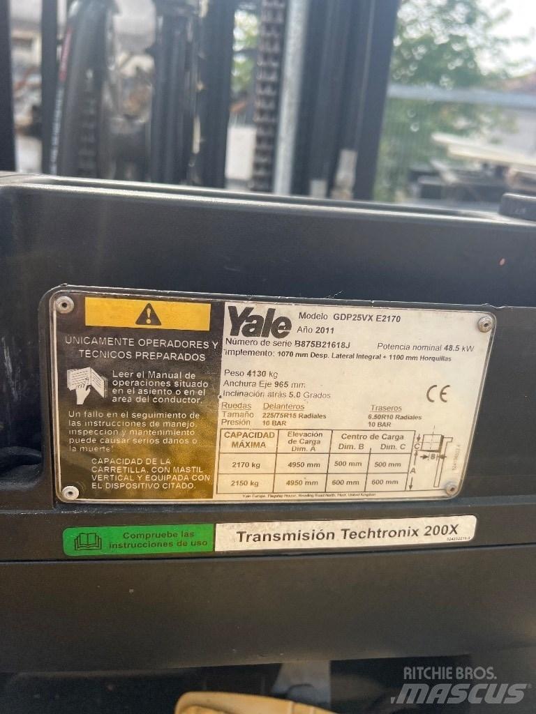 Yale 2500D Dízel targoncák