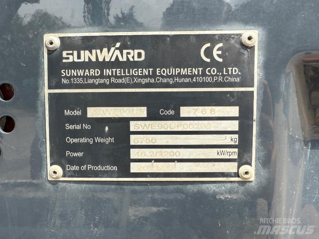 Sunward SWE 90 Közepes (midi) kotrók 7 t - 12 t