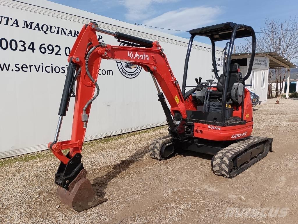 Kubota U 20-3 Mini kotrók < 7t