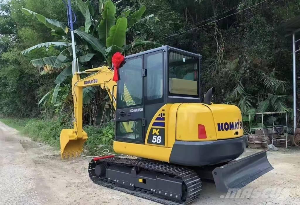 Komatsu PC 58 Mini kotrók < 7t