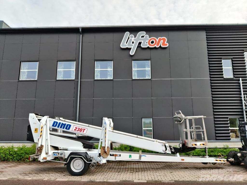 Dino 230 T Skylift Pótkocsira szerelt emelők és állványok