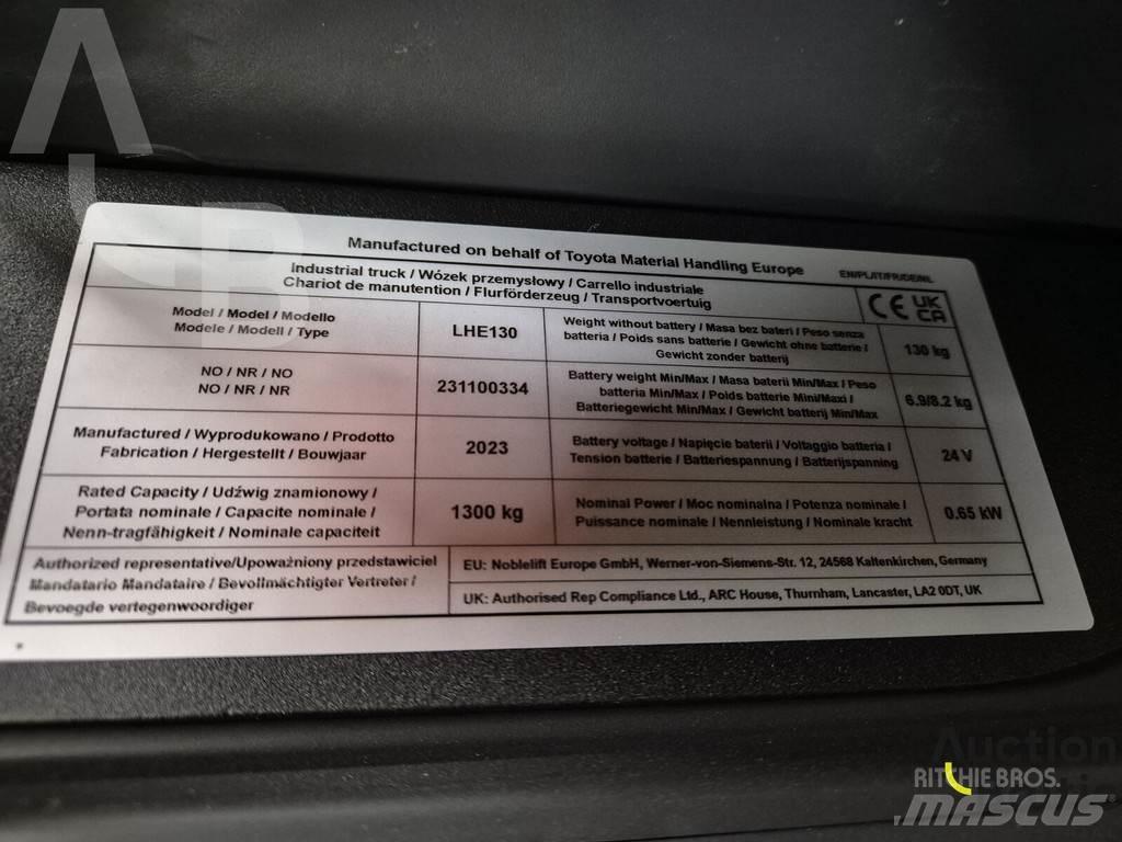 Toyota LHE130 Komissiózó közepes emelésű targonca