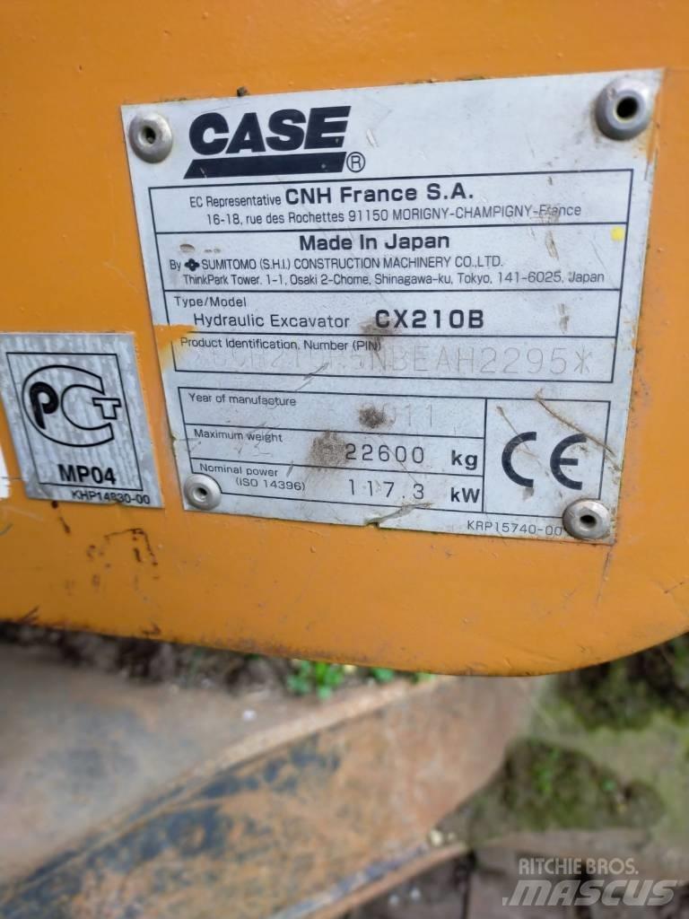 CASE 210 CX B Lánctalpas kotrók