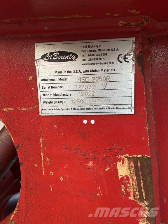 Labounty MSD2250R Vágószerkezetek