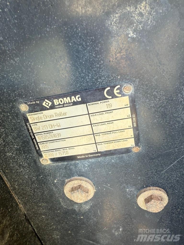 Bomag BW 213 D H-4 Talajtömörítő gépek