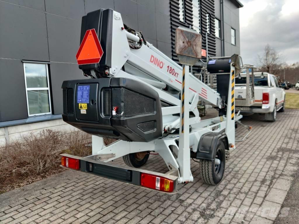 Dino 180 XT  Skylift Pótkocsira szerelt emelők és állványok