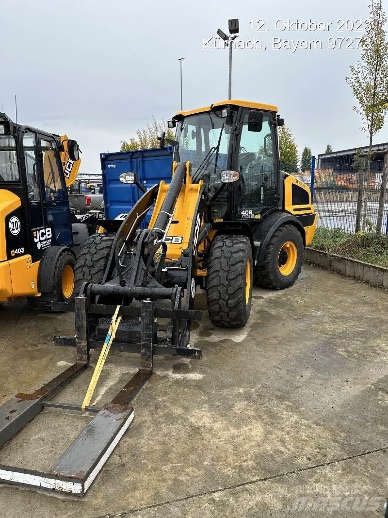 JCB 409 Gumikerekes homlokrakodók