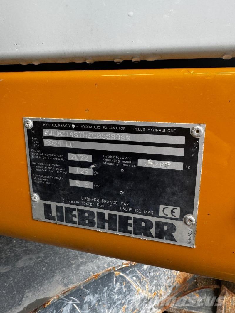 Liebherr R924 Lánctalpas kotrók