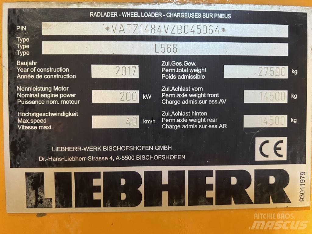 Liebherr L 566 Gumikerekes homlokrakodók