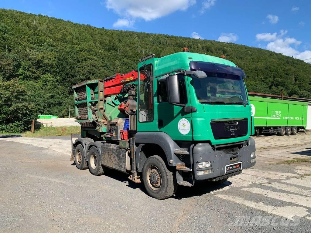 JENZ MAN TGS 6x4 Fa aprítók