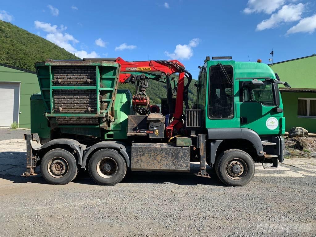 MAN - JENZ TGS 6x4 Fa aprítók