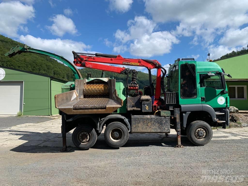 MAN - JENZ TGS 6x4 Fa aprítók