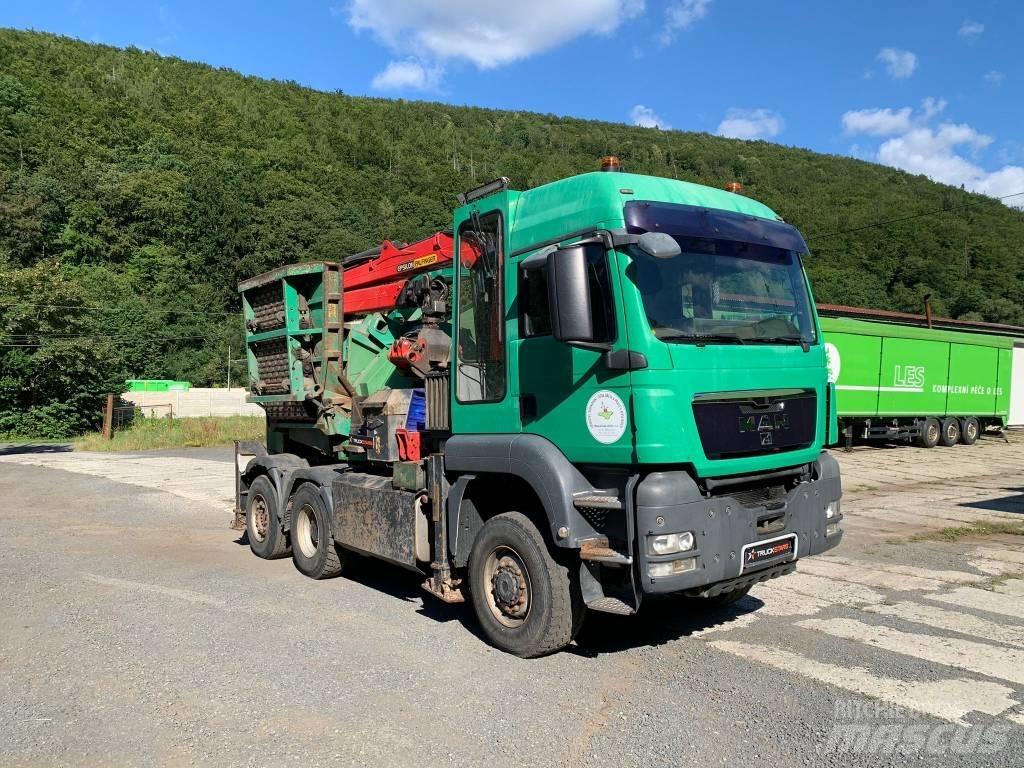 MAN - JENZ TGS 6x4 Fa aprítók