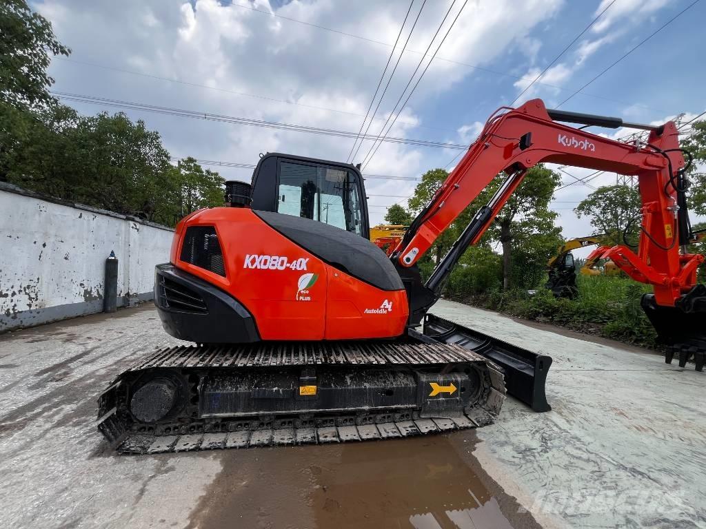 Kubota KX 080-4 CX Mini kotrók < 7t