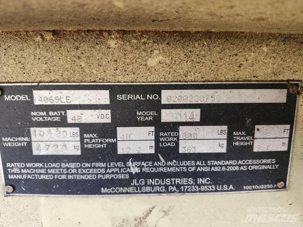 JLG 4069 LE Ollós emelők