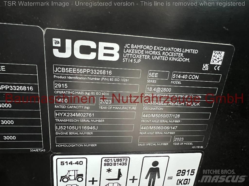 JCB 514-40 CTC -Demo- Teleszkópos rakodók