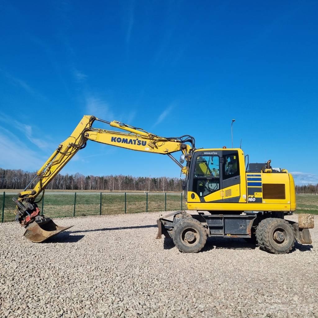 Komatsu PW160 - 11 Gumikerekes kotrók