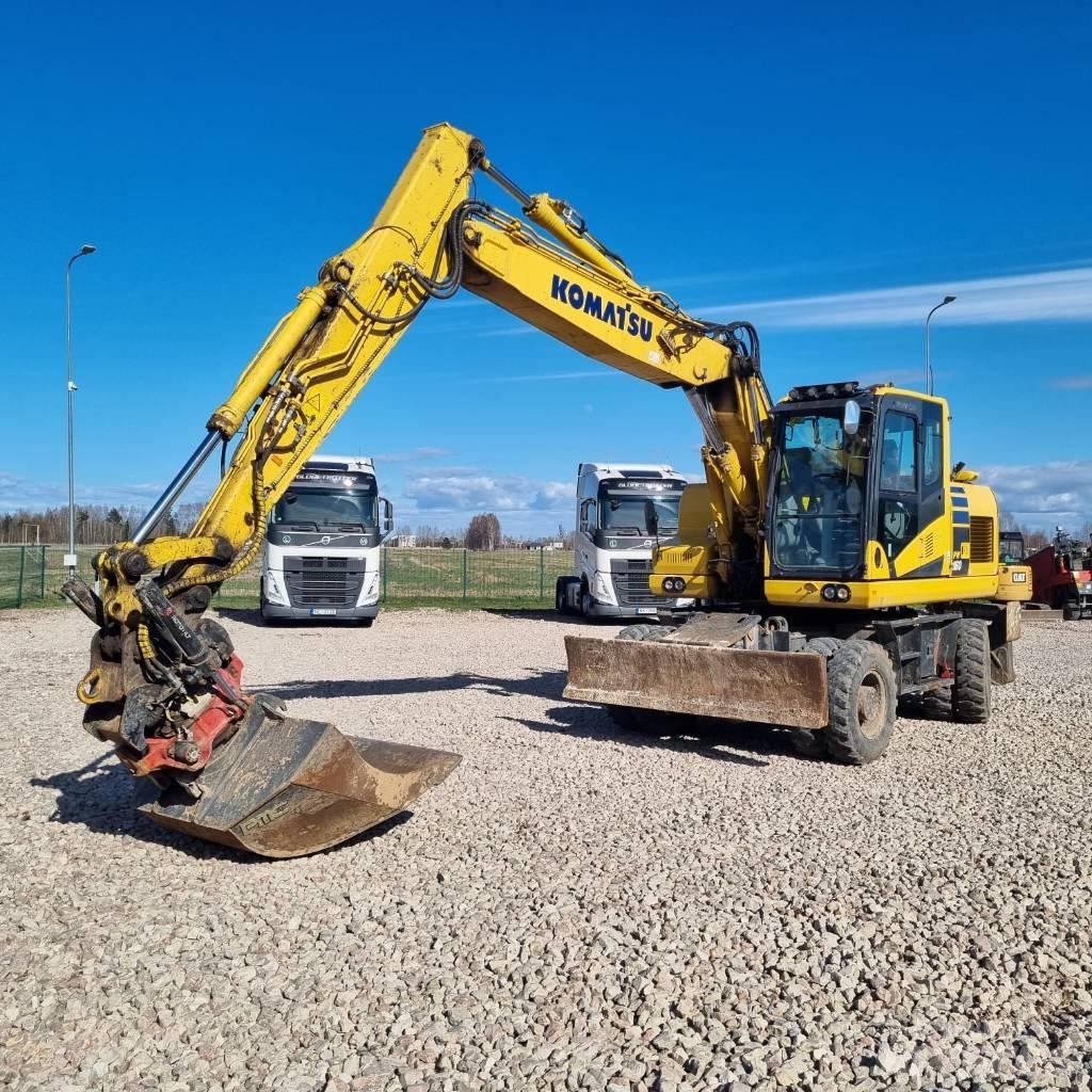 Komatsu PW160 - 11 Gumikerekes kotrók