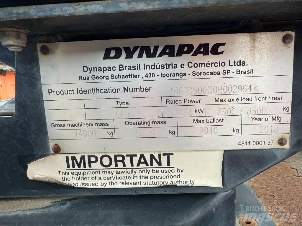 Dynapac CP 142 Pneumatikus kerekes hengerek