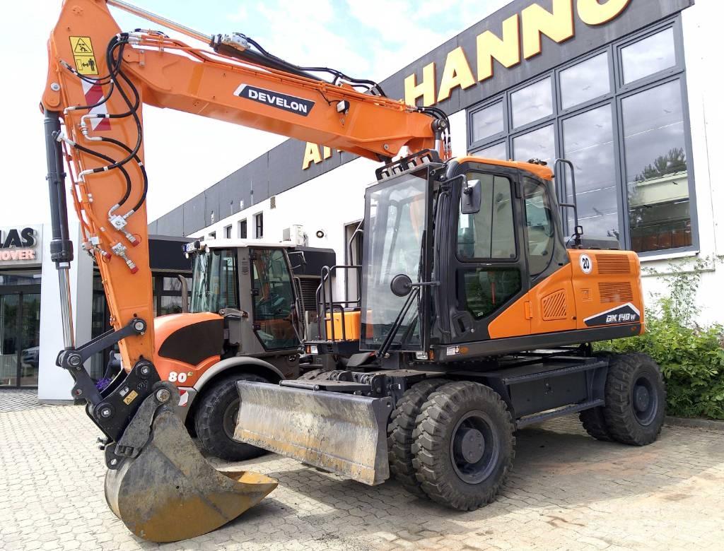Doosan DX140W-7 Gumikerekes kotrók