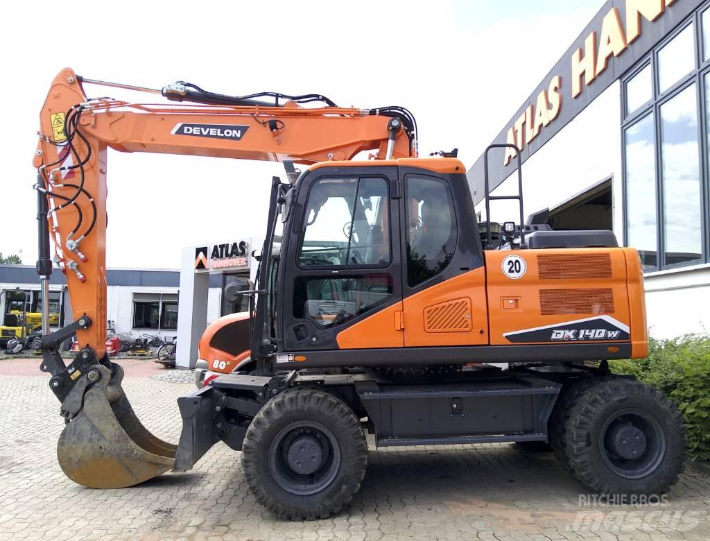 Doosan DX140W-7 Gumikerekes kotrók