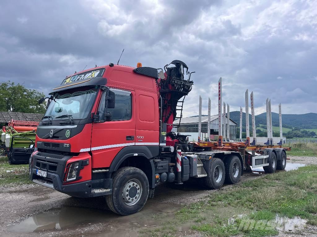 Volvo FMX 500 Rönkszállító teherautók