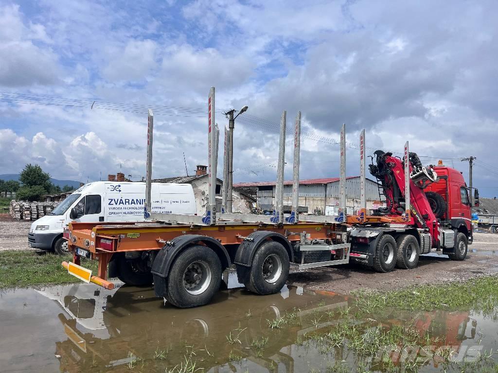 Volvo FMX 500 Rönkszállító teherautók