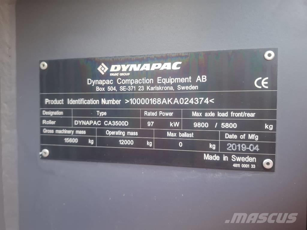 Dynapac CA 3500 D Egydobos hengerek