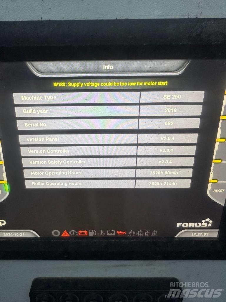 Forus SE250 Irat megsemmisítők