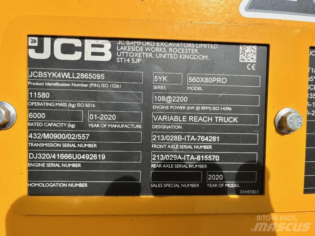 JCB 560-80 AGRI PRO Teleszkópos rakodók