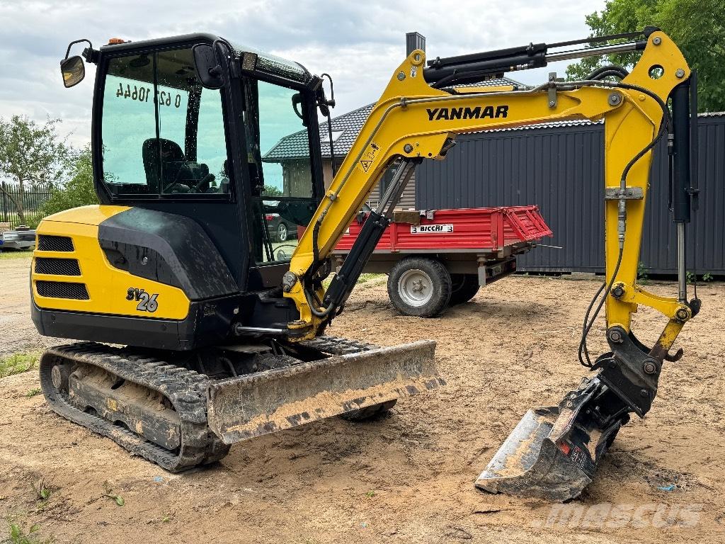 Yanmar SV 26 Mini kotrók < 7t