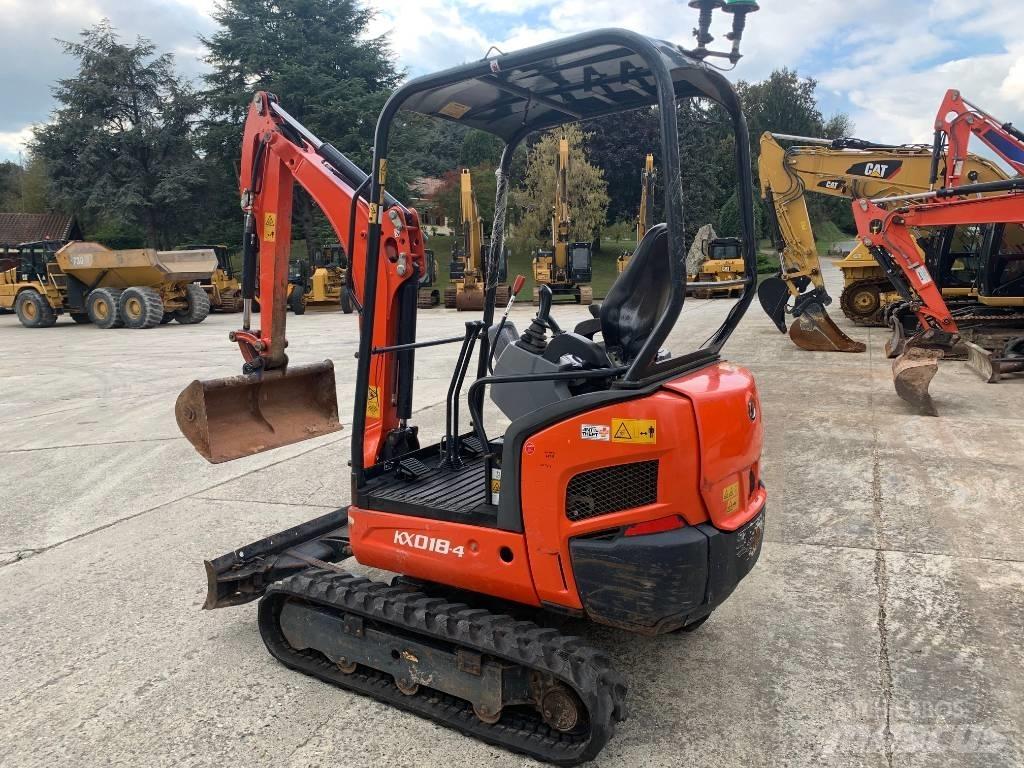 Kubota KX 018-4 Mini kotrók < 7t