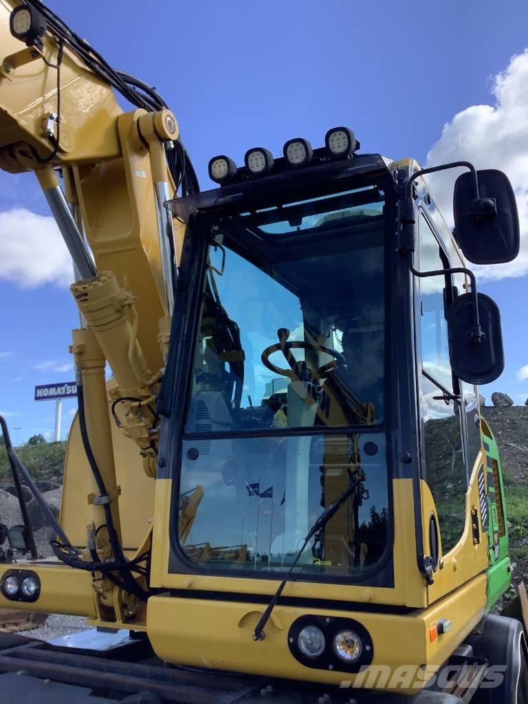 Komatsu PW148-10 Gumikerekes kotrók