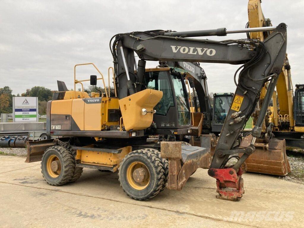 Volvo EW160D Gumikerekes kotrók
