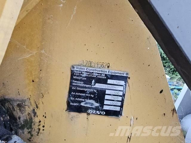 Volvo L70C Gumikerekes homlokrakodók