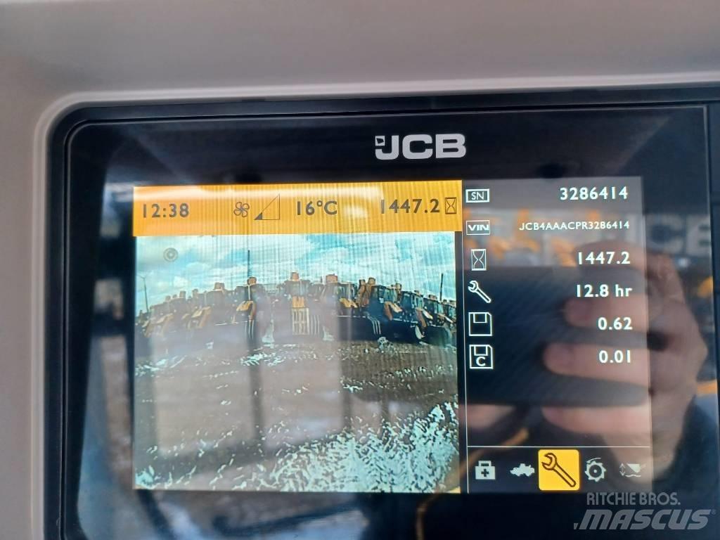 JCB 457 ZX Gumikerekes homlokrakodók