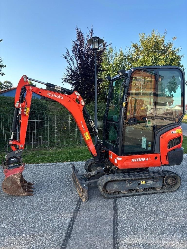 Kubota KX 019-4 Mini kotrók < 7t