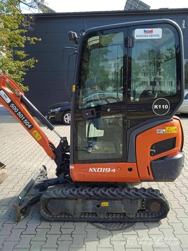 Kubota KX 019-4 Mini kotrók < 7t