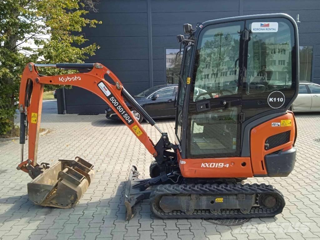Kubota KX 019-4 Mini kotrók < 7t