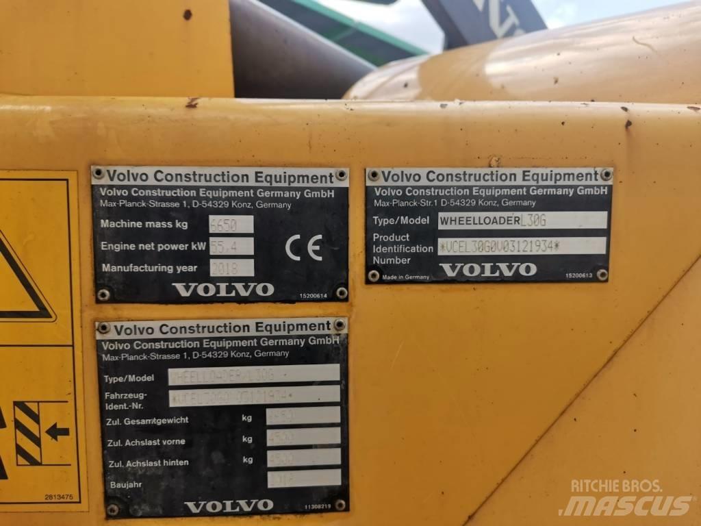 Volvo Radlader L30G Gumikerekes homlokrakodók