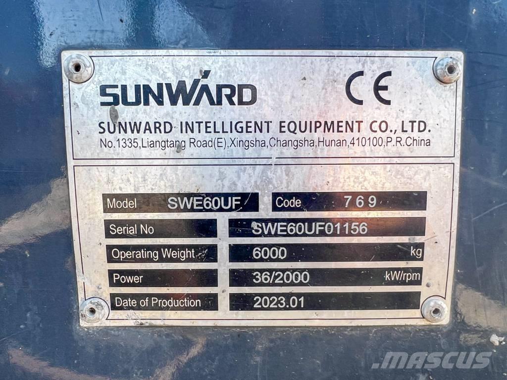 Sunward 60UF Mini kotrók < 7t